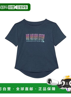 自营The North Face NF0A7WQGHDC1 T-Shirt Kids Shady Blue Shor