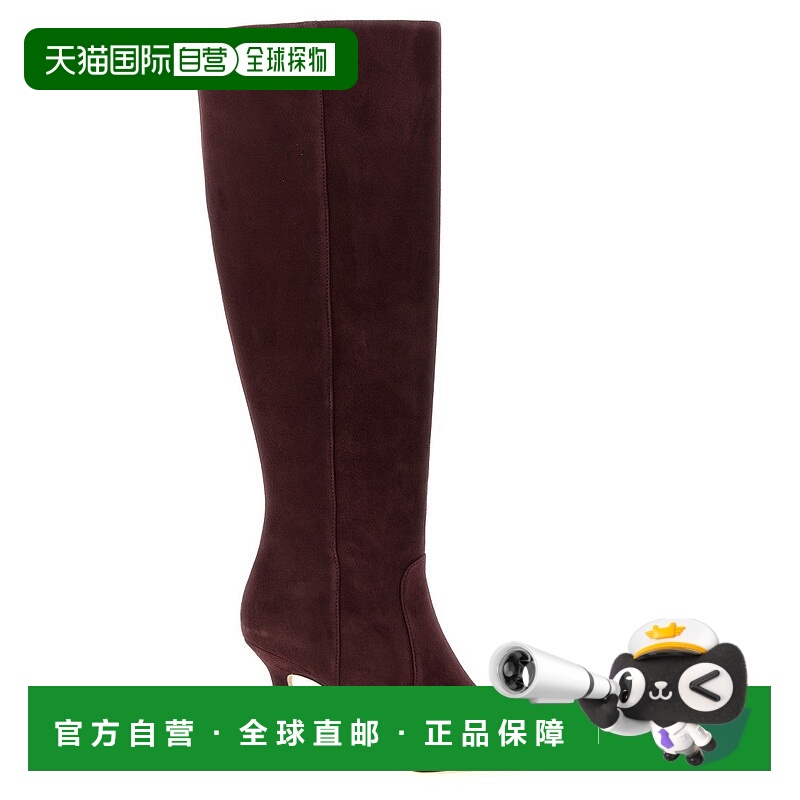 自营stuart weitzman'Vinnie' Boots - burgundy 美国奥莱直发