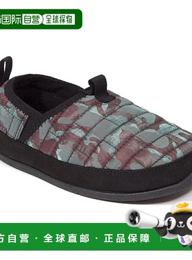 自营 deer stags鹿鹿Lil Yuma儿童拖鞋红色迷彩绗缝圆头拖鞋JOBB1