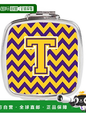 自营 Carolines Treasures CJ1041-TSCM Letter T Chevron P正品