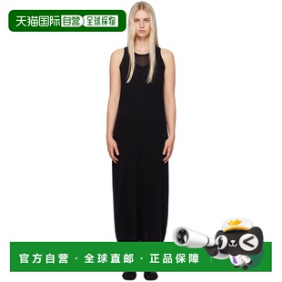 1h可退 香港直邮潮奢 toteme 女士 黑色叠层连衣裙 243WRD0128YA0