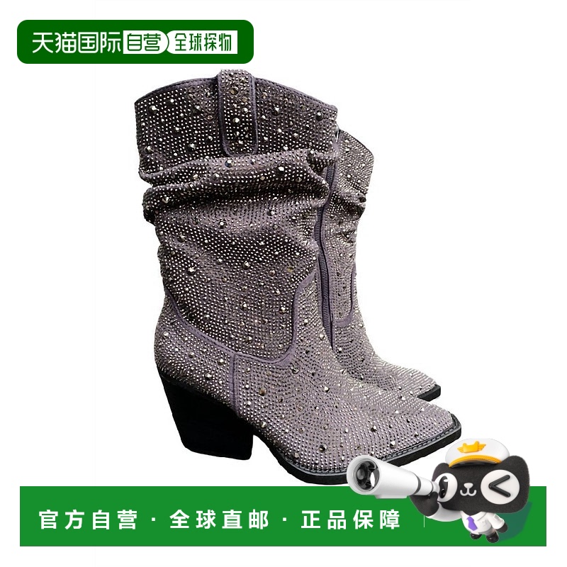 自营 very gWomen's Kady Slouch Boots In Grey - grey 美国奥莱