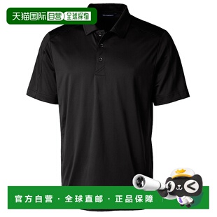 自营 cutter & buckCutter&Buck Prospect纹理弹力男式Polo衫-黑