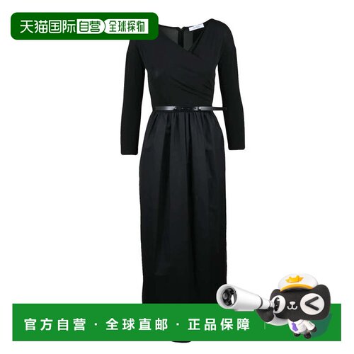自营max maraAmphora Dress with Strap - Black - black 美国奥