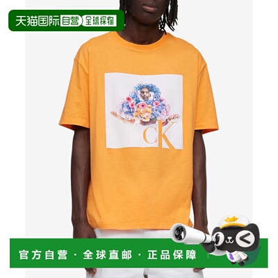 自营Calvin Klein Men's Pride Graphic Crewneck T-Shirt - oran