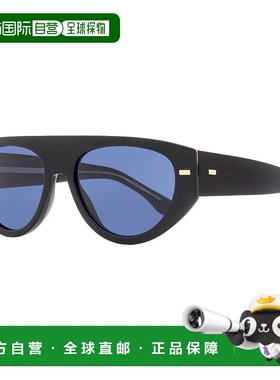 自营 Boss 男式平顶太阳镜 1443S 807KU 黑色 56 毫米 - 807ku 美