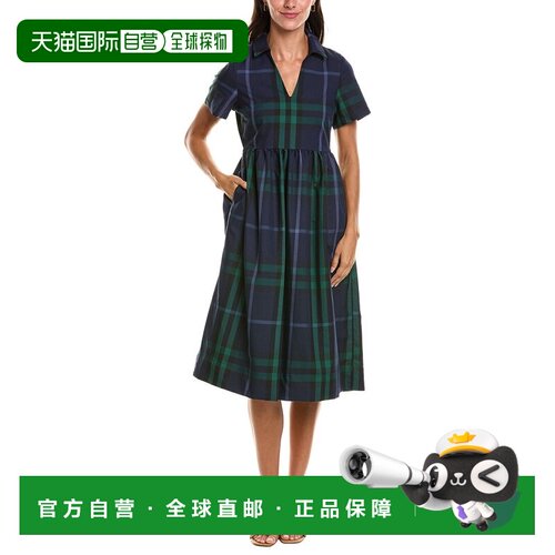 自营Duffield Lane Briggs中长款连衣裙-蓝色 美国奥莱直发