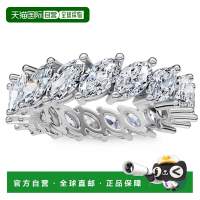 自营pompeii33Ct Marquise Diamond Eternity Ring 14k Gold Lab