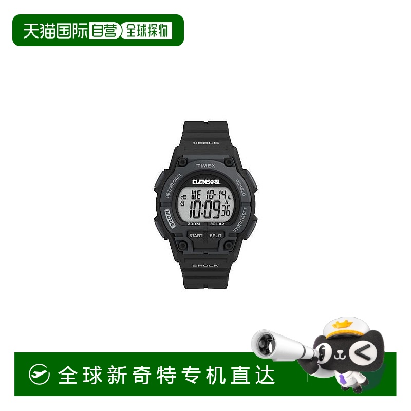 自营 Timex致敬NCAA克莱姆森老虎队男式手表-黑色 【美国奥莱】直