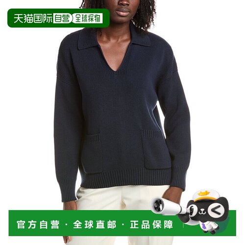 自营周末Max Mara Saloon毛衣-海军蓝 美国奥莱直发针织衫