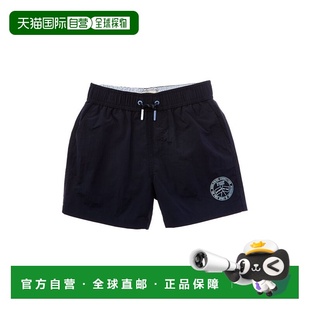 自营Scotch & Soda Mid-Length Logo Swim Short - blue 美国奥莱