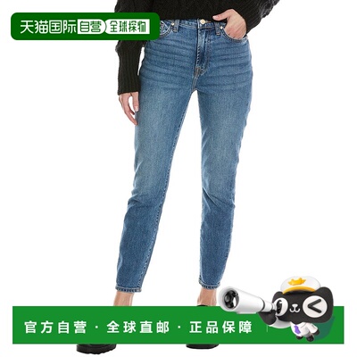 自营7 For All Mankind High-Waist Gwenevere Ankle Cut Jean -