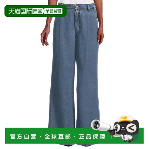 1h可退 【美国直邮】7 for all mankind 女士 牛仔裤直筒裤