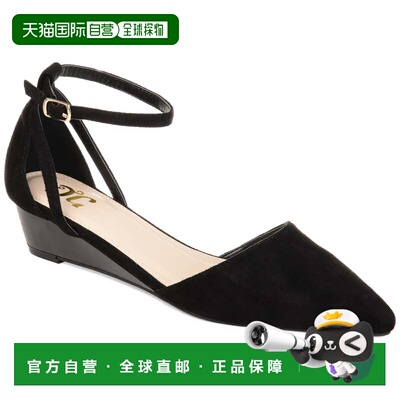 自营journee collectionJournee Women's Arkie Sliver Wedge - b