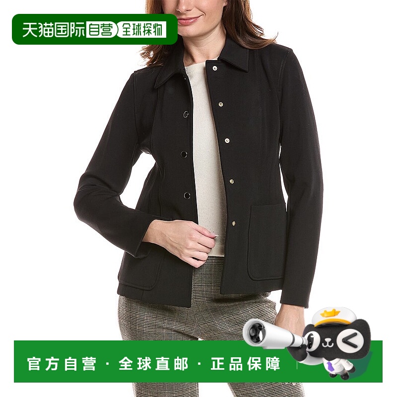 自营Lafayette 148 New York Two-Pocket Jacket - black 美国奥