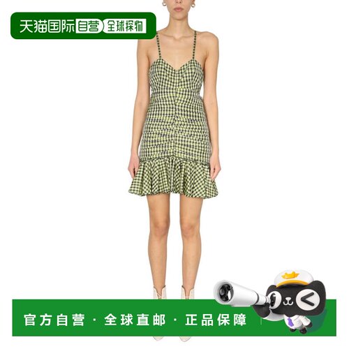 自营philosophy di lorenzo serafiniRuched Mini Dress - brown