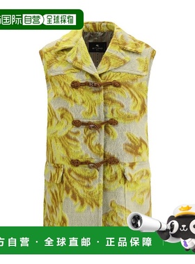 自营Etro Wool Sleveless Women's Jacket - yellow 美国奥莱直发