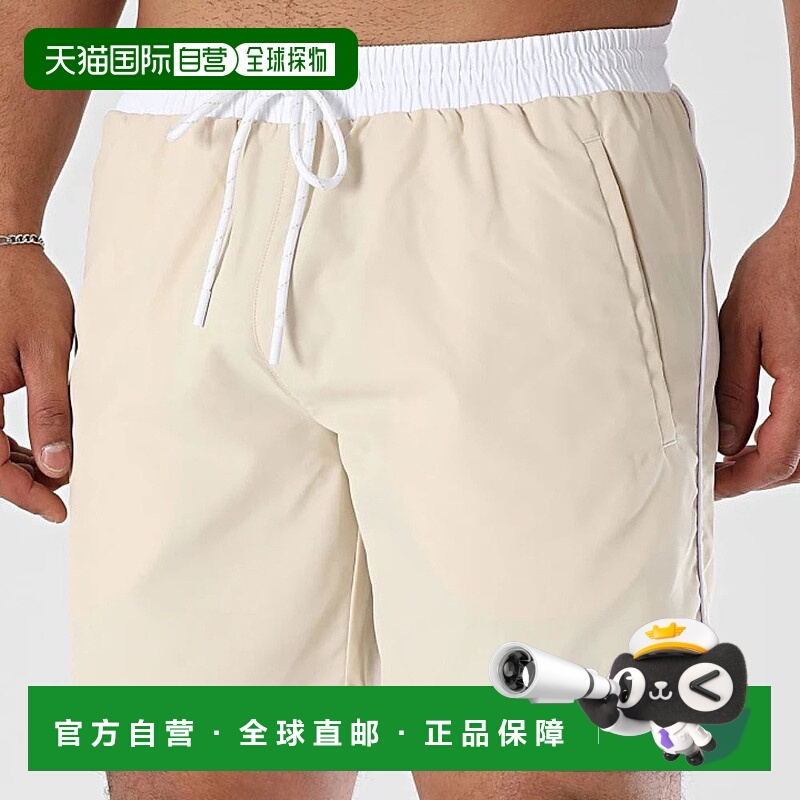 自营Hugo Boss Men's Starfish Swim Trunks, Medium Red - mediu