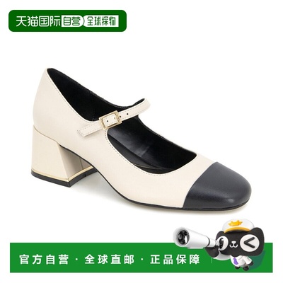 自营Kenneth Cole New York  Alec Mary Jane Leather Pump - whi