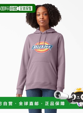 自营 Dickies 女士重磅徽标套头衫 - 淡紫色 (lc) 美国奥莱直发