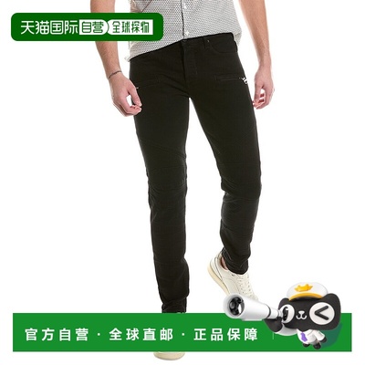 自营HUDSON Jeans The Blinder V.2 Cage 紧身机车牛仔裤 - 黑色