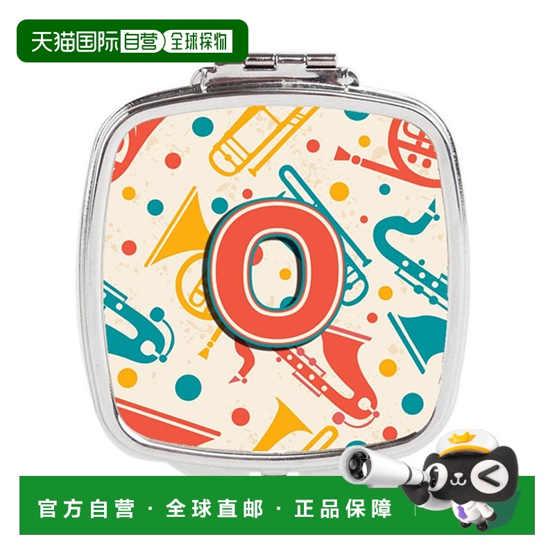 自营 Carolines Treasures CJ2001-OSCM 字母 O 复古青色橙正品