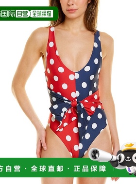 自营 Beach Riot Samira 一件式 红色 美国奥莱直发包臀裙