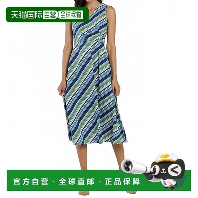自营jude connallyEaston V-Neck Maxi Dress In Umbrella Stripe