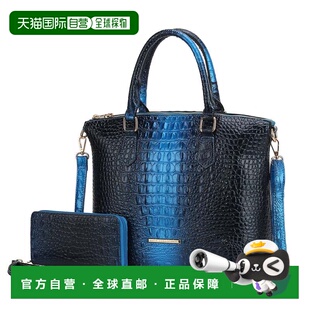 自营mia k collectionLiora Tote Women's Handbag Croc-Embossed
