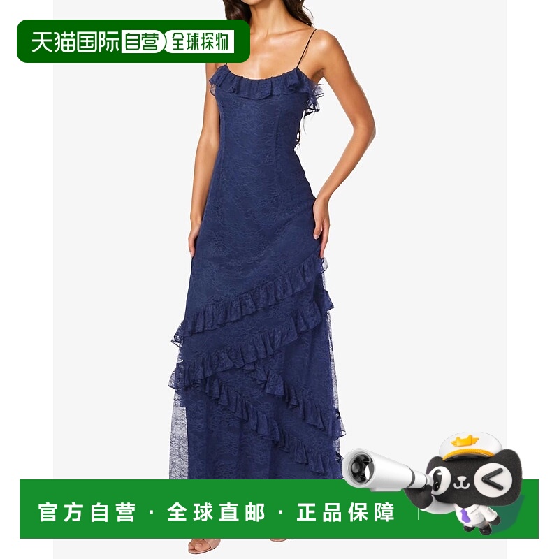 自营cami nycElouisa Lace Evening Gown In Harbor - harbor 美