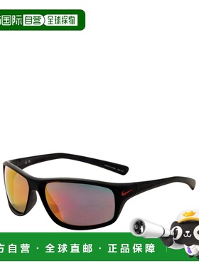 自营Nike Men's 64 mm Black Sunglasses - matte black 美国奥莱