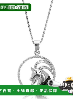 自营 vir jewels选择你的生肖月份！纯银十二生肖吊坠 1/8 克拉黑