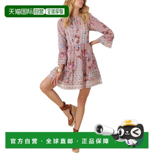 多色 Harley亚麻混纺连衣裙 美国奥莱直发 Bob 自营Hale