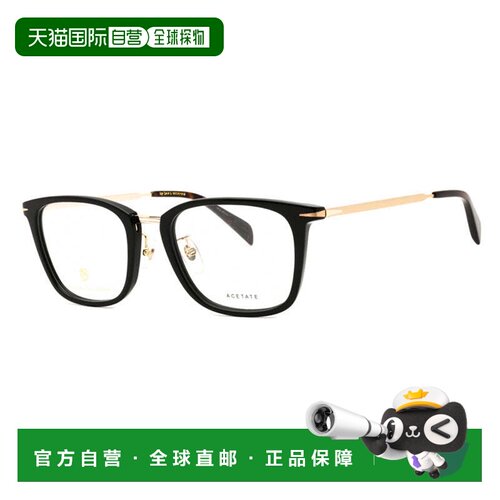 自营david beckhamDB 7060/F 02M2 00黑金53mm-黑金 美国奥莱直发