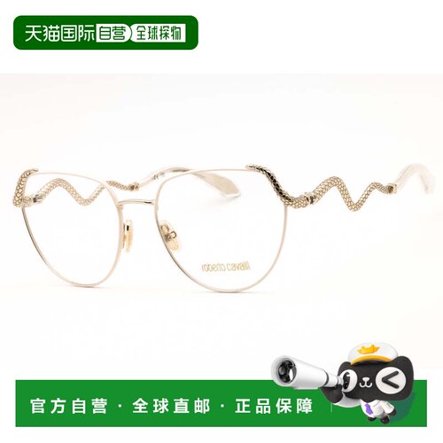 自营roberto cavalliVRC053M 0SNA闪亮浅金色/黄色55mm-闪亮浅金/