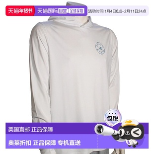 自营Salty Crew Watermark Hoodie Men's White Stretch Long Sle