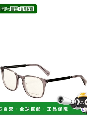 自营John Varvatos Men's 53 mm Grey Opticals - crystal grey