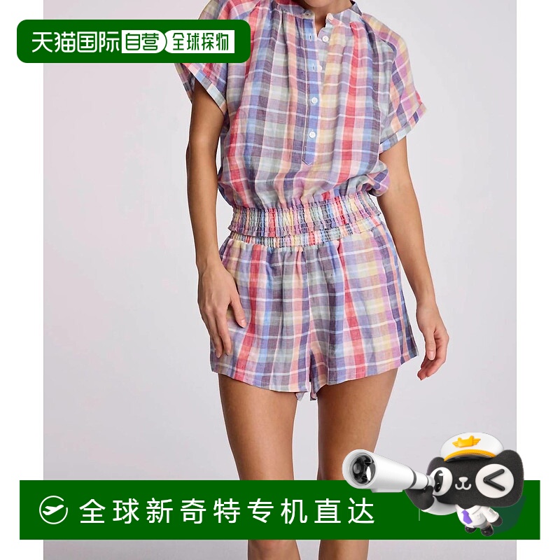 自营 sundays格子Dari上衣彩虹格子-彩虹格子 【美国奥莱】直发