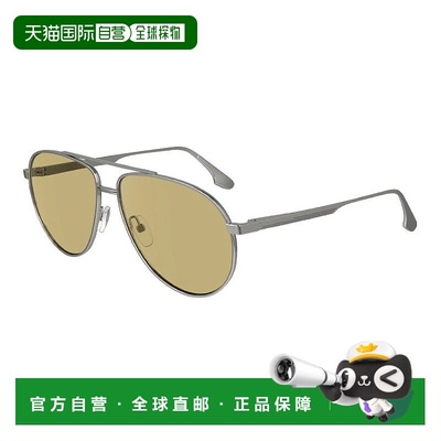 自营Victoria Beckham Sunglasses Aviator Full Rim, Silver Fra