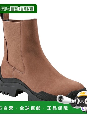 自营 Marc Fisher LTD Farris 皮革短靴 - 棕色 美国奥莱直发女靴