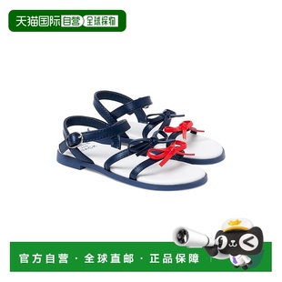 蓝色 jack珍妮和杰克弓凉鞋 美国奥莱直发 and 自营janie