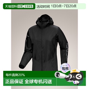 美国直邮Arc'teryx Norvan Windshell Hoody 男士轻可收纳极简越