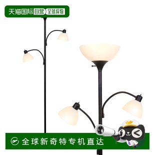 自营 美国奥莱直发 brightech天穹双LED落地灯 黑色