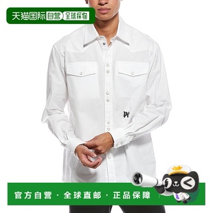 Angels white Monogram Shirt 美国奥莱直发 Pique 自营Palm