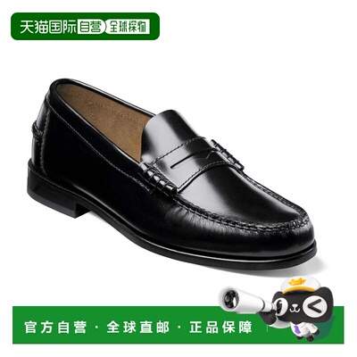 自营Florsheim Berkley 17058-01 Penny Loafers Black Moc Toe S