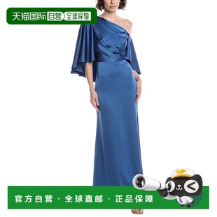 blue 自营Theia Gown Cape 美国奥莱直发连衣裙 Kia