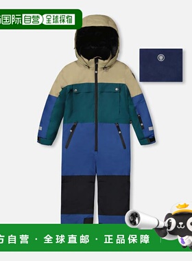 自营deux par deuxOne-Piece Teknik Snowsuit Colorblocked Navy