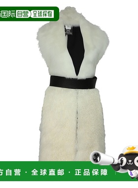 自营Altuzarra Constable 白色皮草腰带马甲 - 白色 【美国奥莱】