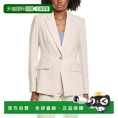 自营Elie Tahari Notch Collar Blazer - yellow 美国奥莱直发
