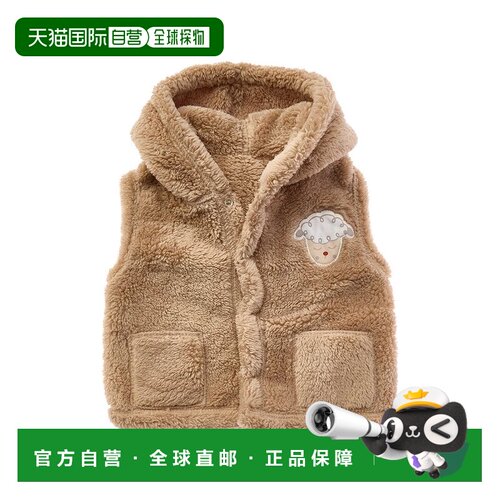 自营andy wawaAndywawa Cloud Cuddle Hooded Vest - beige 美国